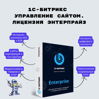 1С-Битрикс: Управление сайтом. Лицензия Энтерпрайз - купить в Япар-Янбеково